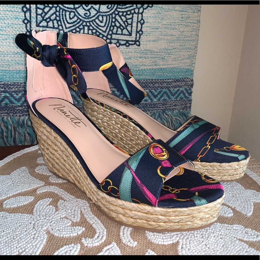 NEW Nanette Lepore Symphony Wedge Sandal 9.5